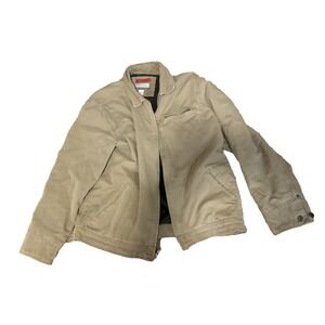 Old Navy Y2K Canvas Mechanic Jacket Large Vintage Workwear Chore Coat Streetwear